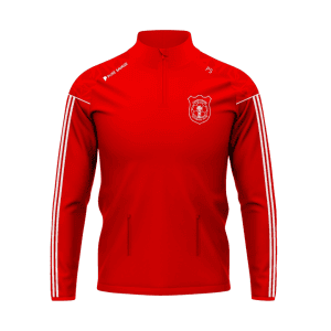 Carndonagh FC Qtr Zip Red