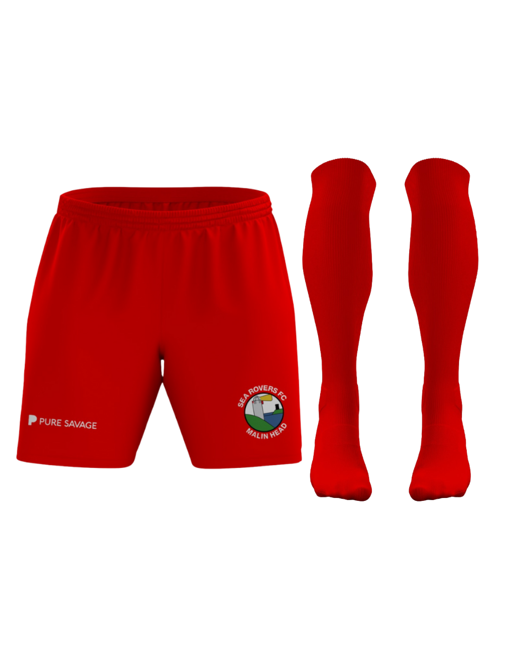 Sea Rovers FC Red Shorts & Socks