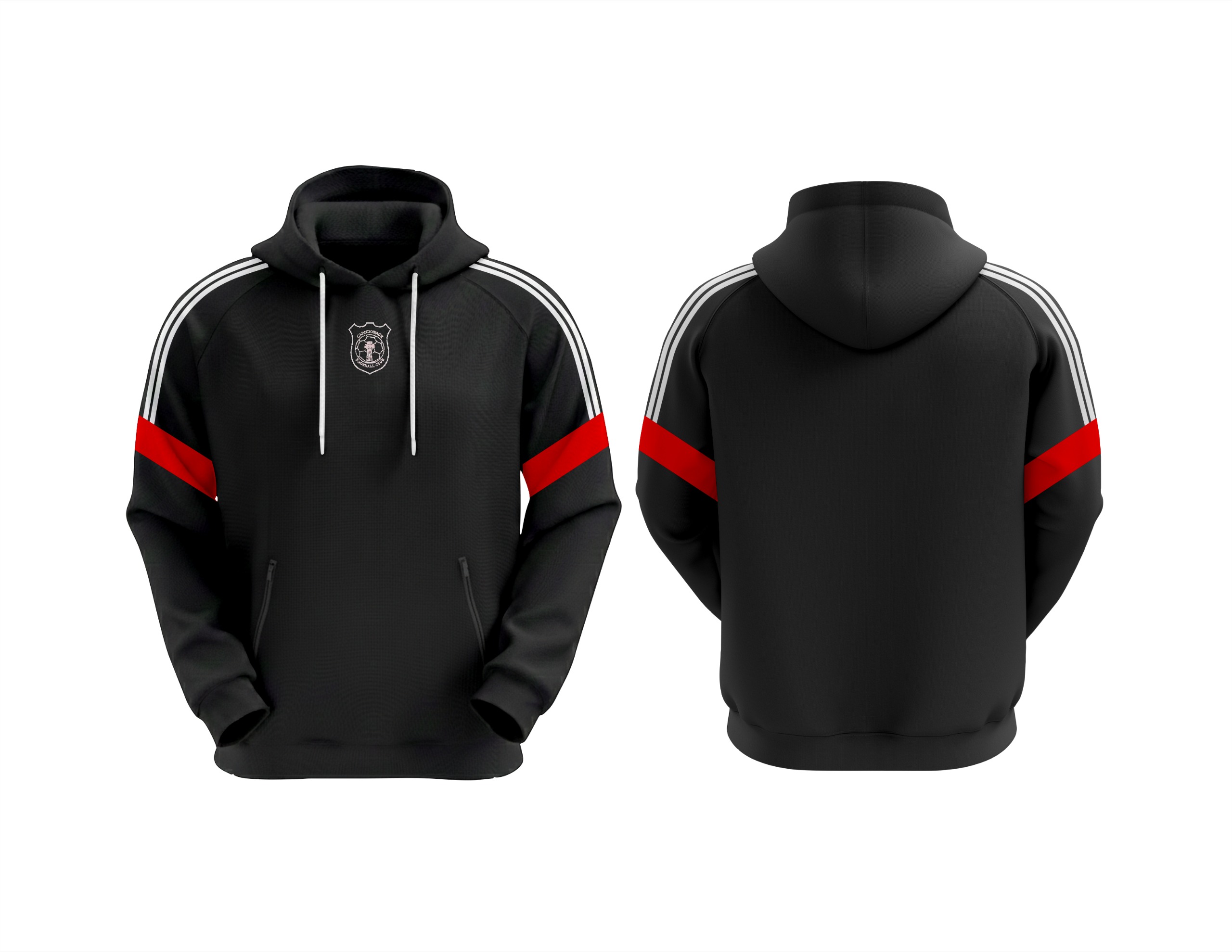 Carndonagh FC Retro Hoodie - Image 2