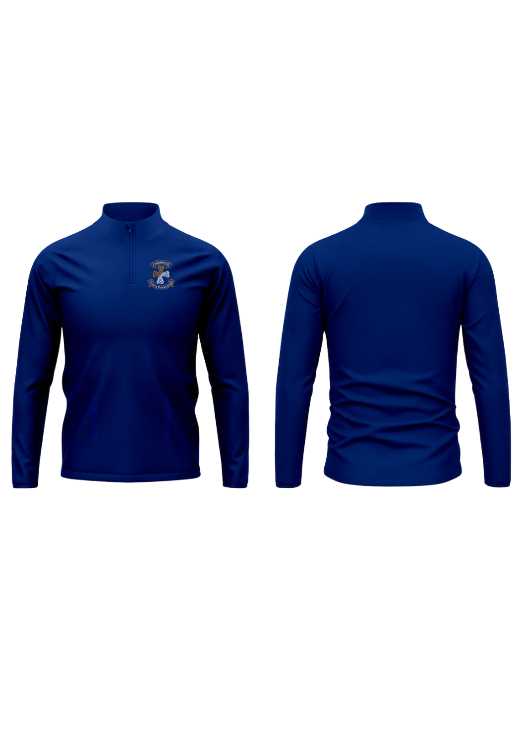 Carndonagh Community School All Navy QTR Zip - Image 2