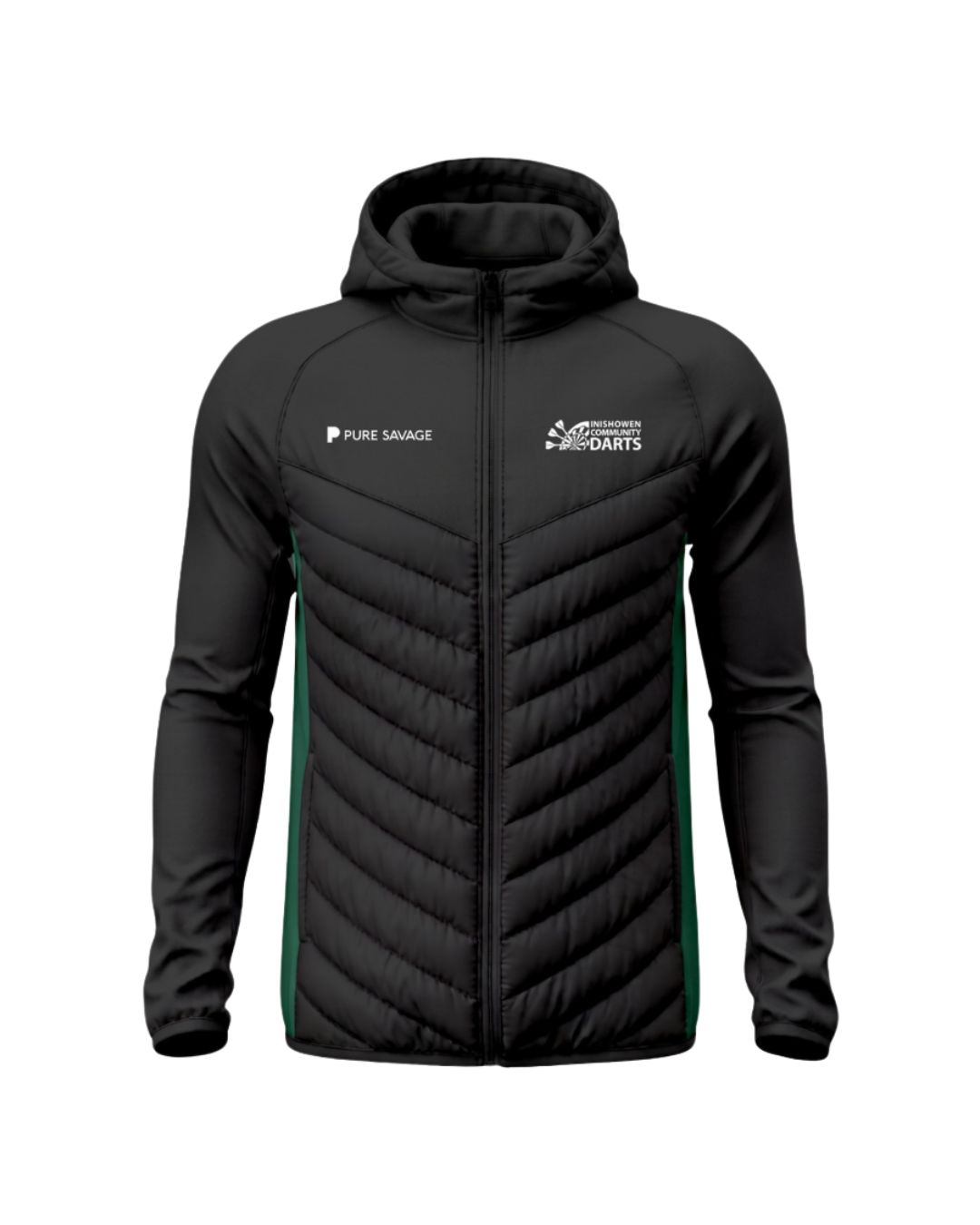 Inishowen Community Darts Hooded Hybrid Jacket